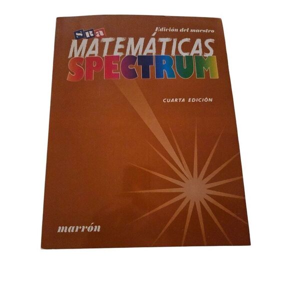 Matematicas spectrum SRA mcgraw-hill isbn 0026875667 - Picture 1 of 5